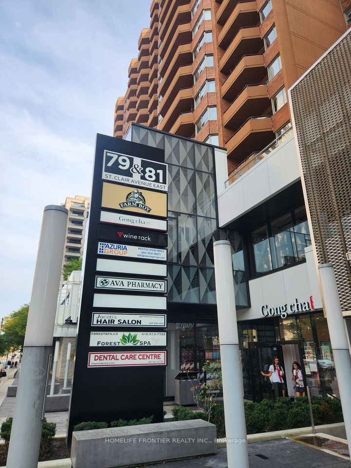 81 St Clair Avenue E, Toronto C09, ON M4T 1M6