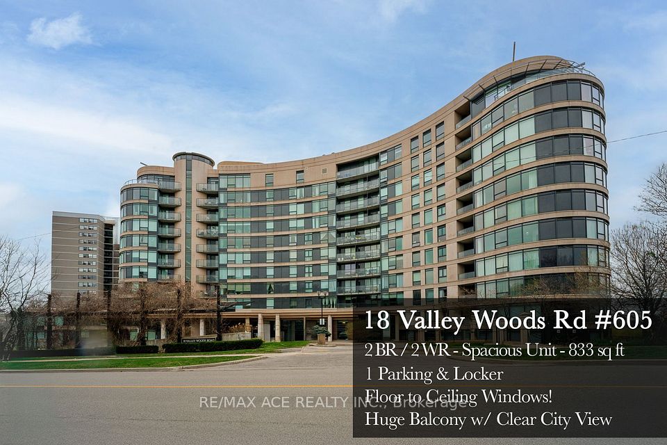 18 Valley Woods Road 605, Toronto, ON M3A 0A1 at 18 Valley Woods Road 605, Toronto, ON M3A 0A1, Toronto C13, ON, M3A 0A1