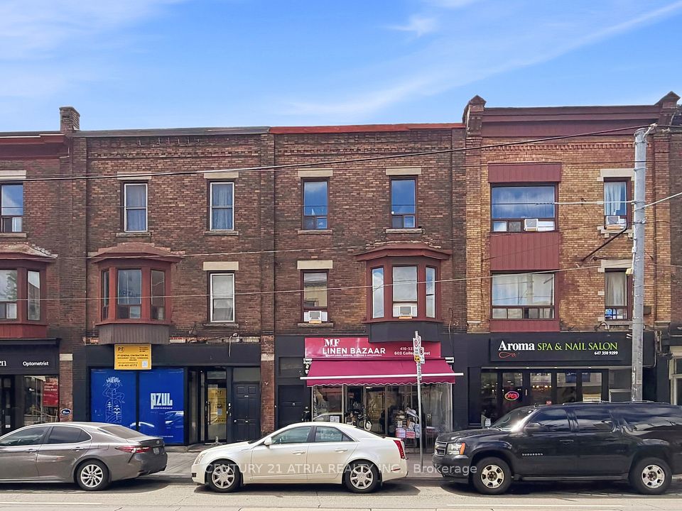 Att/Row/Townhouse at 603 College Street 2, Toronto C01, ON M6G 1B5, Toronto C01