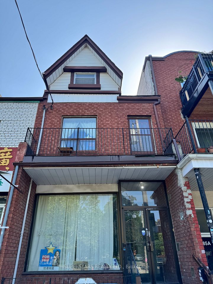 187 Augusta Avenue, Toronto, ON M5T 2L4 at 187 Augusta Avenue, Toronto, ON M5T 2L4, Toronto C01, ON, M5T 2L4