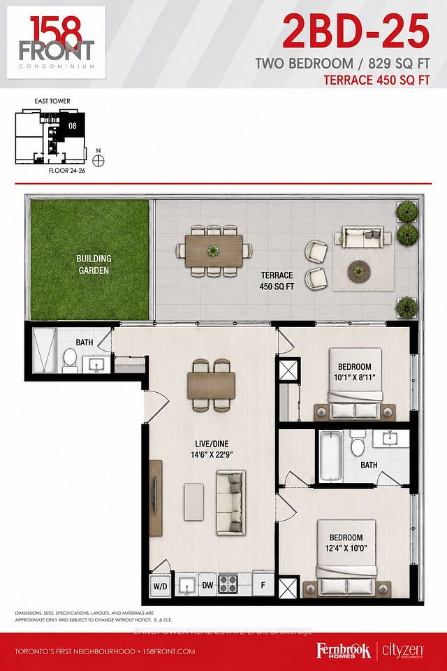 158 FRONT Street E 2308, Toronto, ON M5A 1E5 at 158 FRONT Street E 2308, Toronto, ON M5A 1E5, Toronto C08, ON, M5A 1E5