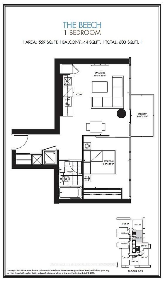 Condo Apartment at 75 St Nicholas Street 609, Toronto, ON M4Y 0A5, Toronto C01
