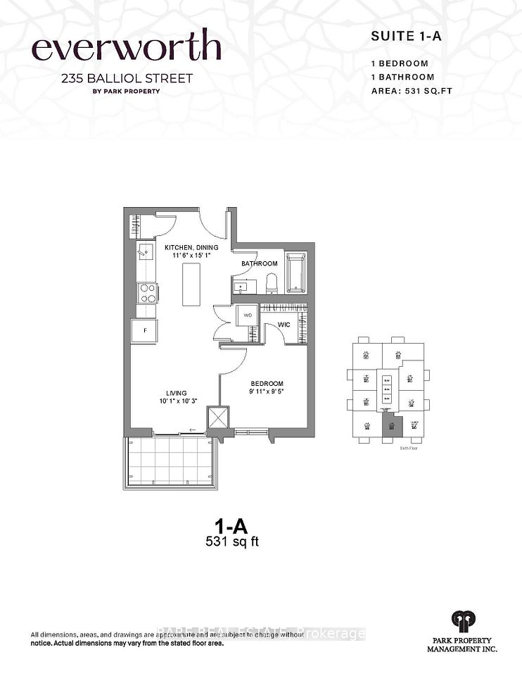 Condo Apartment at 235 Ballioll Street 1407, Toronto, ON M4S 1C7