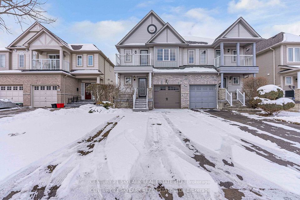Semi-Detached  at 12 Carrington Place, Whitby, ON L1R 3E9, Whitby