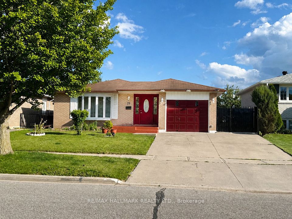 Detached at 29 Charles Tupper Drive, Toronto E10, ON M1C 2A8, Toronto E10