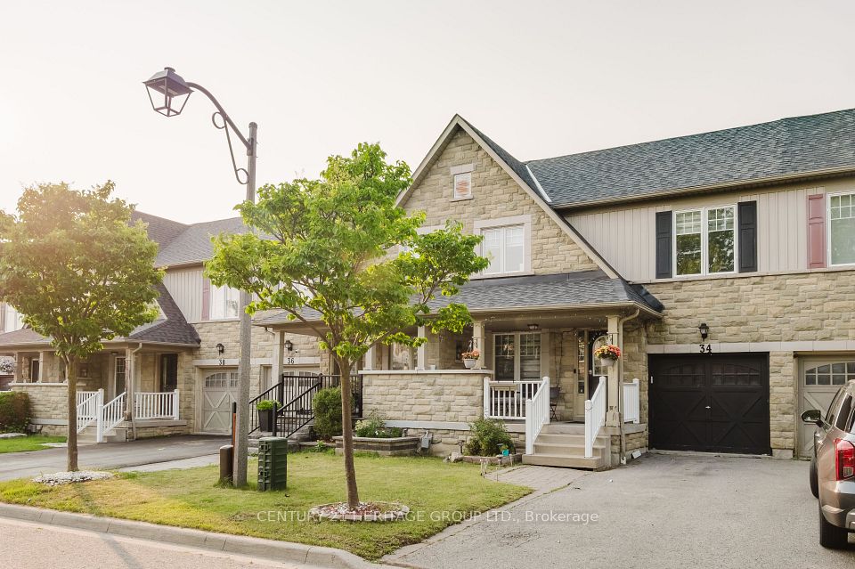 Att/Row/Townhouse at 34 Haverhill Crescent, Whitby, ON L1R 3E7, Whitby