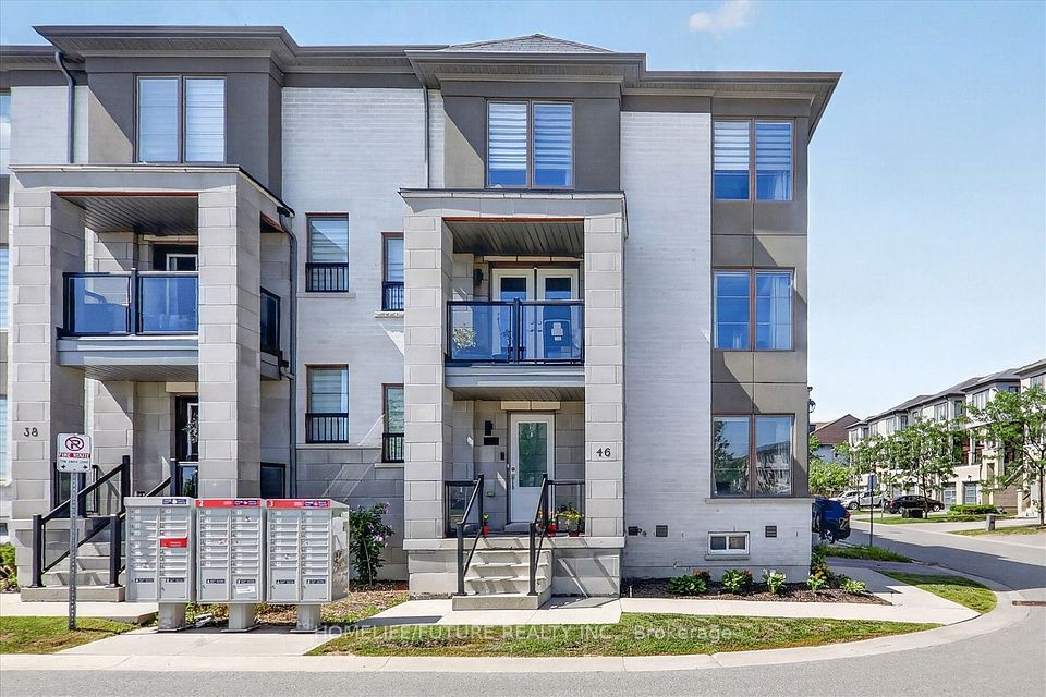 Att/Row/Townhouse at 46 Pallock Hill Way, Whitby, ON L1R 0N5, Whitby