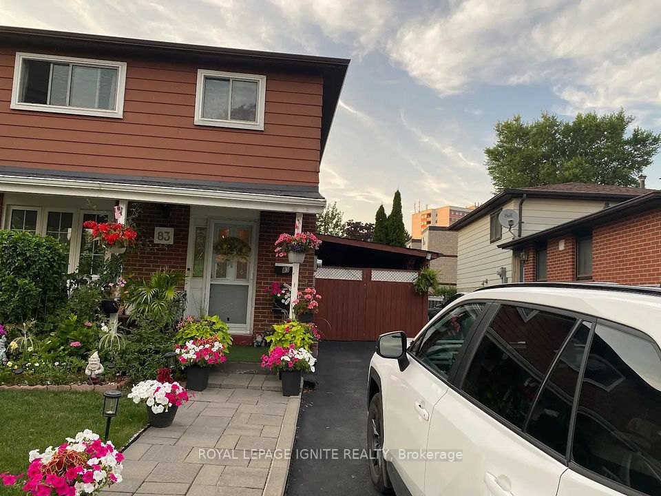Semi-Detached at 83 Coxworth Crescent, Toronto, ON M1B 1E2, Toronto E11
