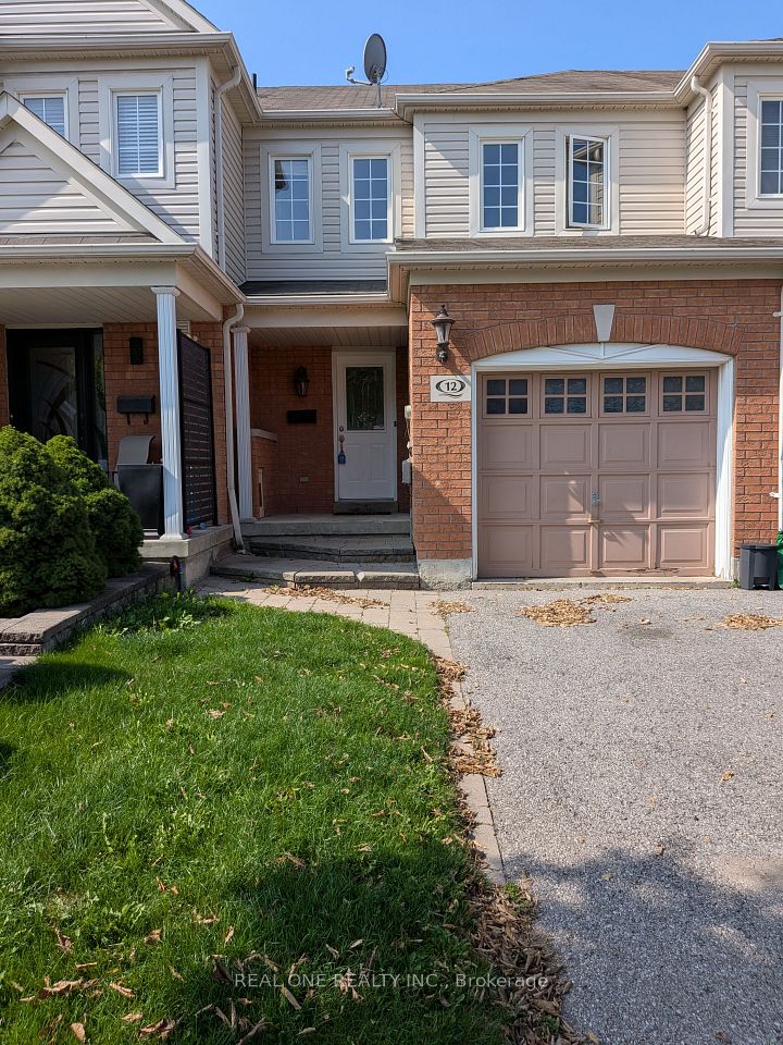 Att/Row/Townhouse at 12 Bonello Crescent, Whitby, ON L1R 3N6, Whitby