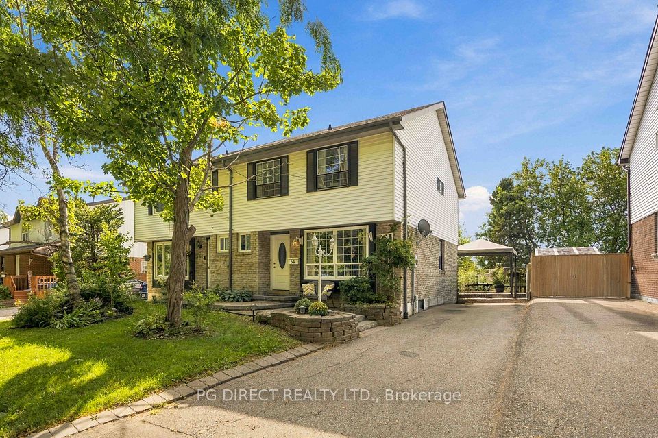 Semi-Detached  at 64 Renfield Crescent, Whitby, ON L1P 1B4, Whitby