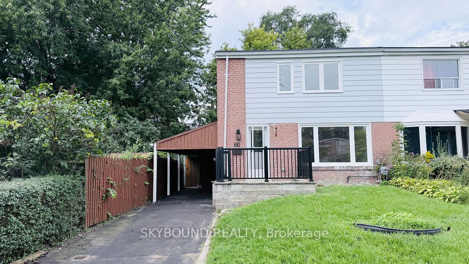 Semi-Detached at 60 Chelwood Road Main, Toronto, ON M1K 2K8
