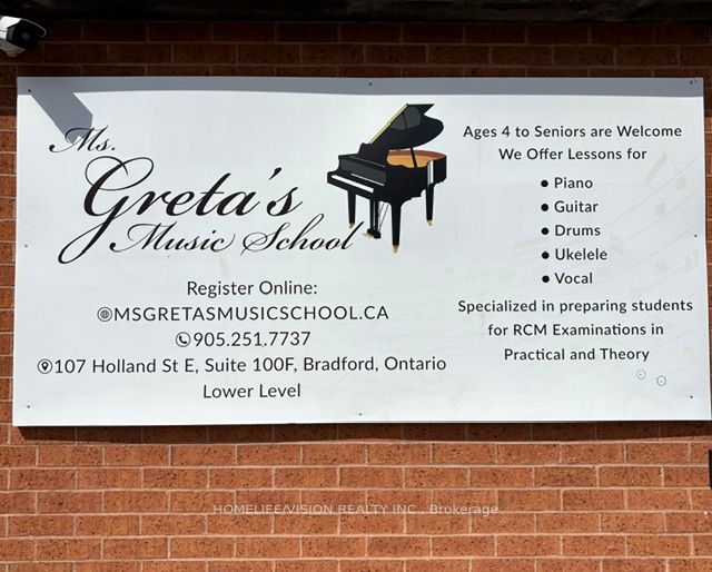 107 Holland Street 100F, Bradford West Gwillimbury, ON L9N 1C3