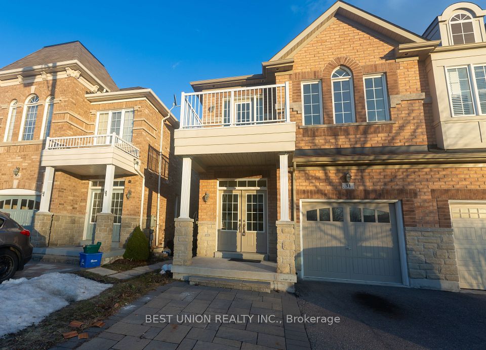 Semi-Detached at 31 Bernbridge Road E, Markham, ON L6B 0S3, Markham
