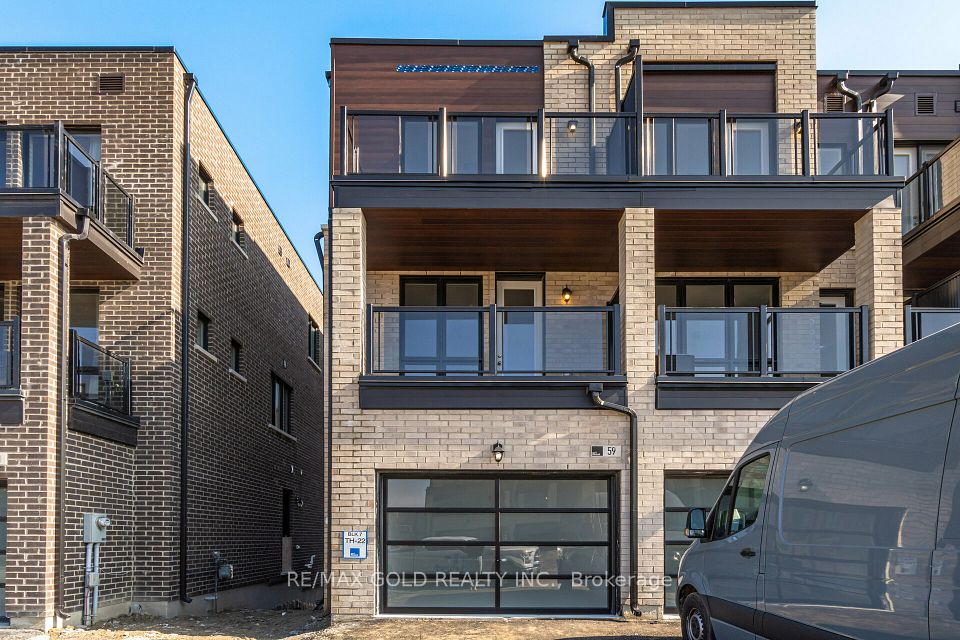 Att/Row/Townhouse at 59 Mikayla Lane, Markham, ON K6B 1R1, Markham