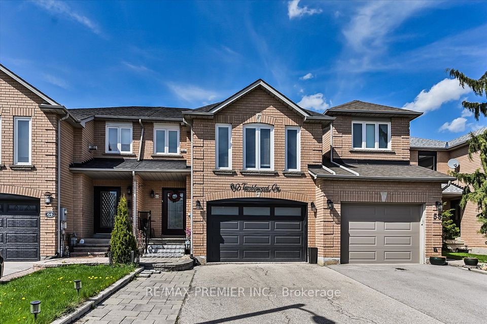 Att/Row/Townhouse at 60 Tumbleweed Court, Vaughan, ON L4L 8Y6, Vaughan