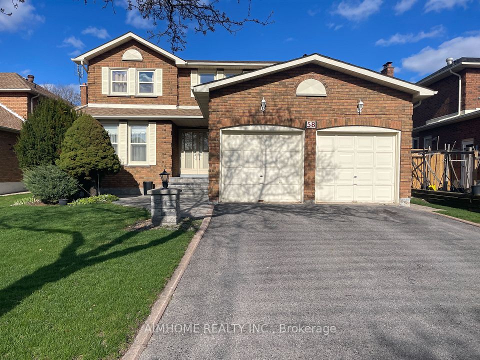 Detached at 58 Hewlett Crescent Bsmnt, Markham, ON L3P 7J7, Markham