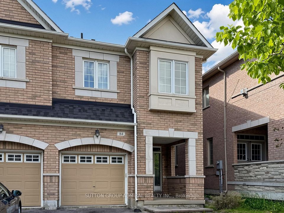 Semi-Detached  at 84 Westolivia Trail, Vaughan, ON L4J 0C2, Vaughan