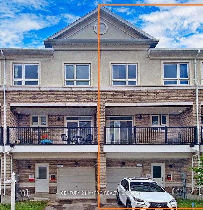 Att/Row/Townhouse at 80 Massachusetts Lane, Markham, ON L6E 0V6, Markham