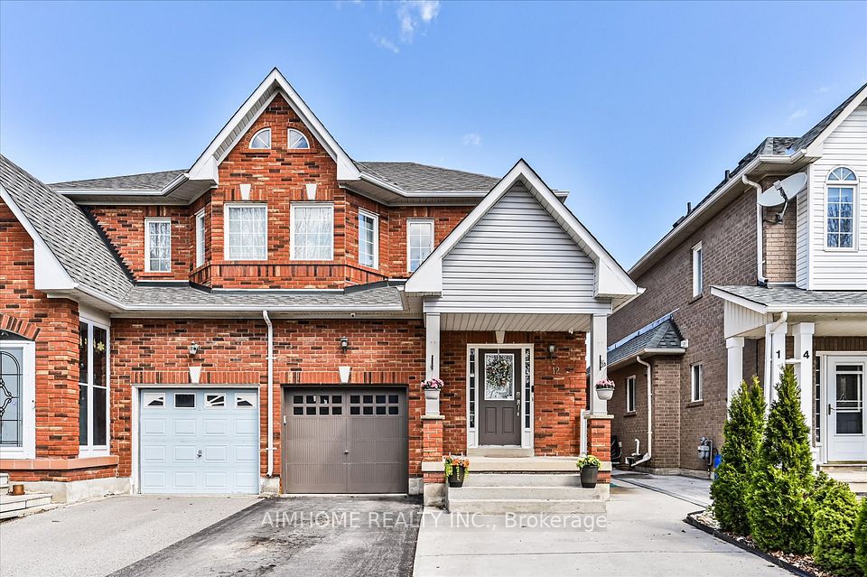 Semi-Detached  at 12 Boxhill Road, Markham, ON L3S 4R1, Markham