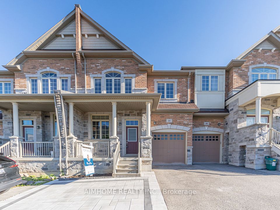 Att/Row/Townhouse at 44 Nipigon Avenue, Markham, ON L6C 0X6, Markham
