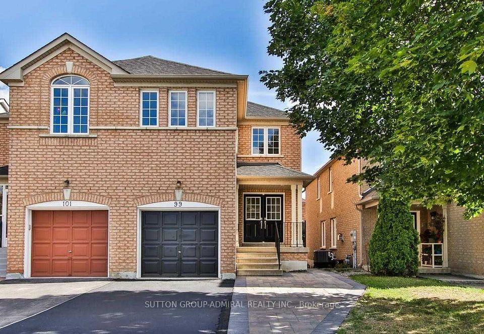 Semi-Detached at 99 Maple Sugar Lane, Vaughan, ON L4J 8M8, Vaughan
