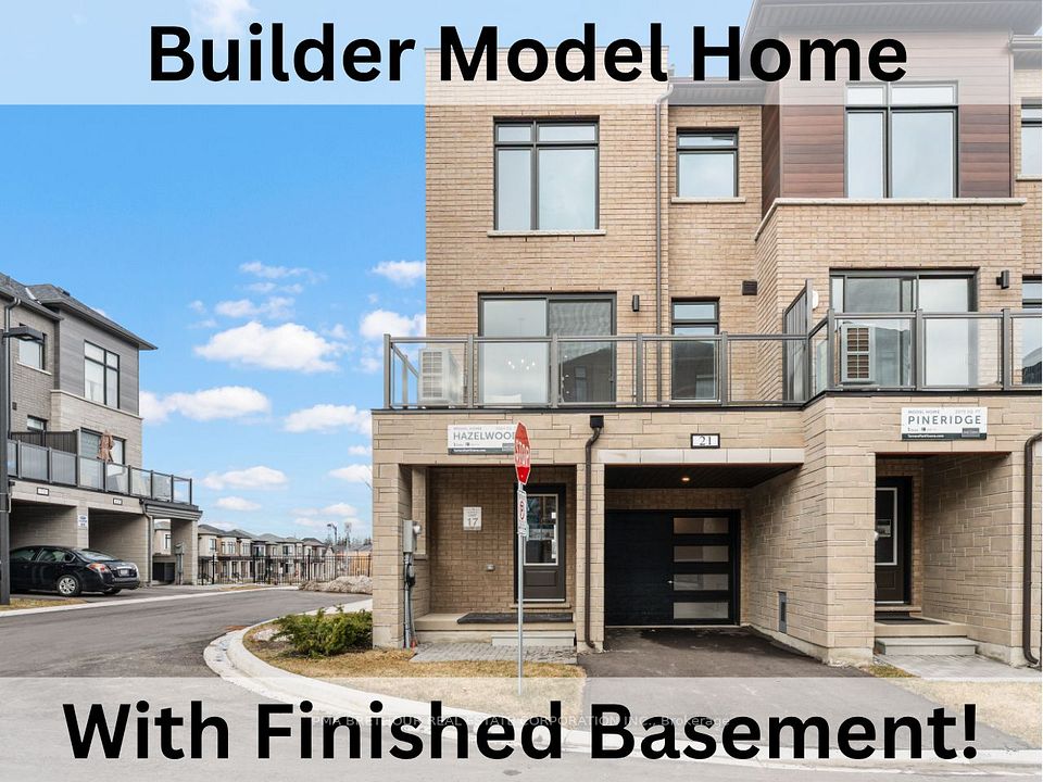 Att/Row/Townhouse at 21 Lounts Lane, Markham, ON L6B 1R9, Markham