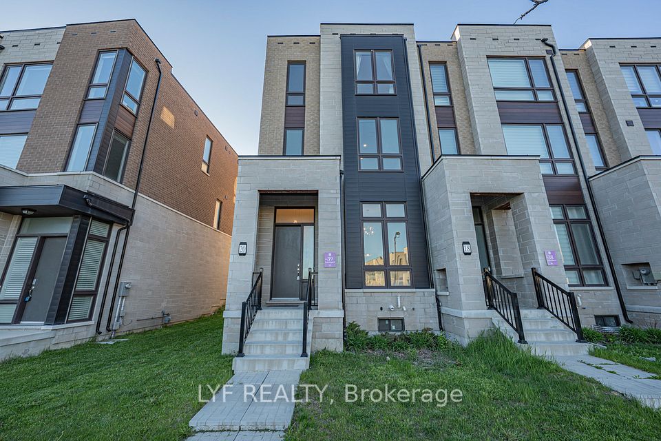Att/Row/Townhouse at 20 Lord Melborne Street, Markham, ON L6C 0Z5, Markham