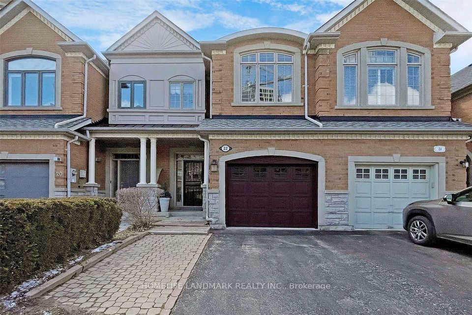 Att/Row/Townhouse at 22 Kingsbridge Circle, Vaughan, ON L4J 8N7, Vaughan