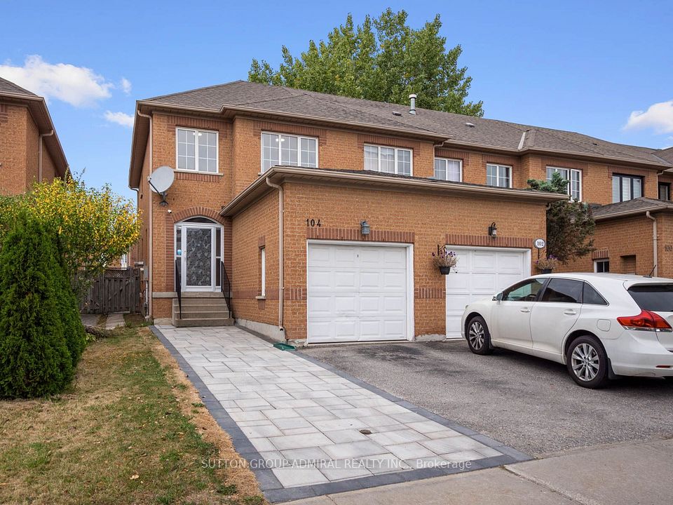 Att/Row/Townhouse at 104 Parktree Drive, Vaughan, ON L6A 2R3, Vaughan