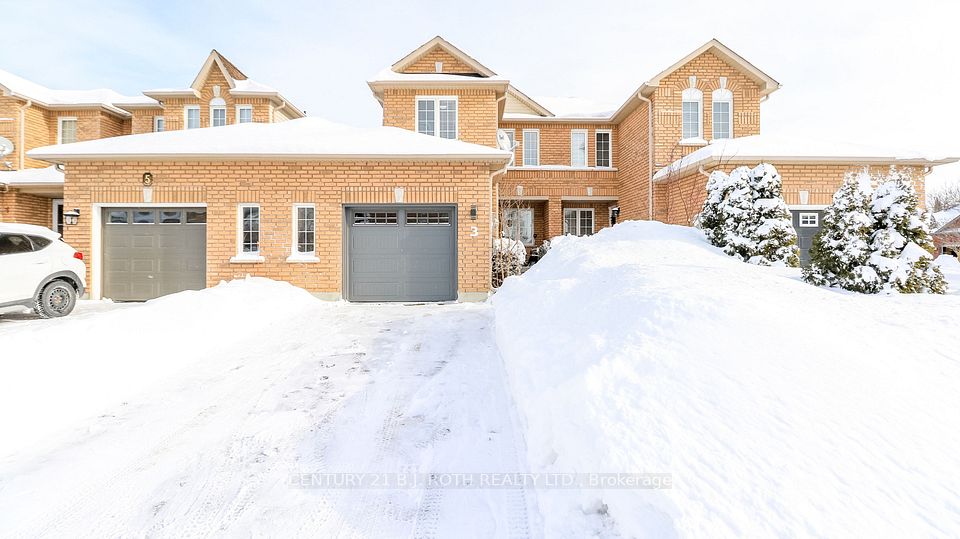 Att/Row/Townhouse at 3 Coleman Drive, Barrie, ON L4N 0R5, Barrie