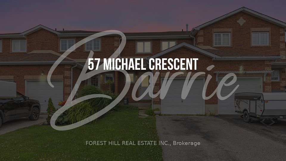 Att/Row/Townhouse at 57 Michael Crescent, Barrie, ON L4M 6Z2, Barrie
