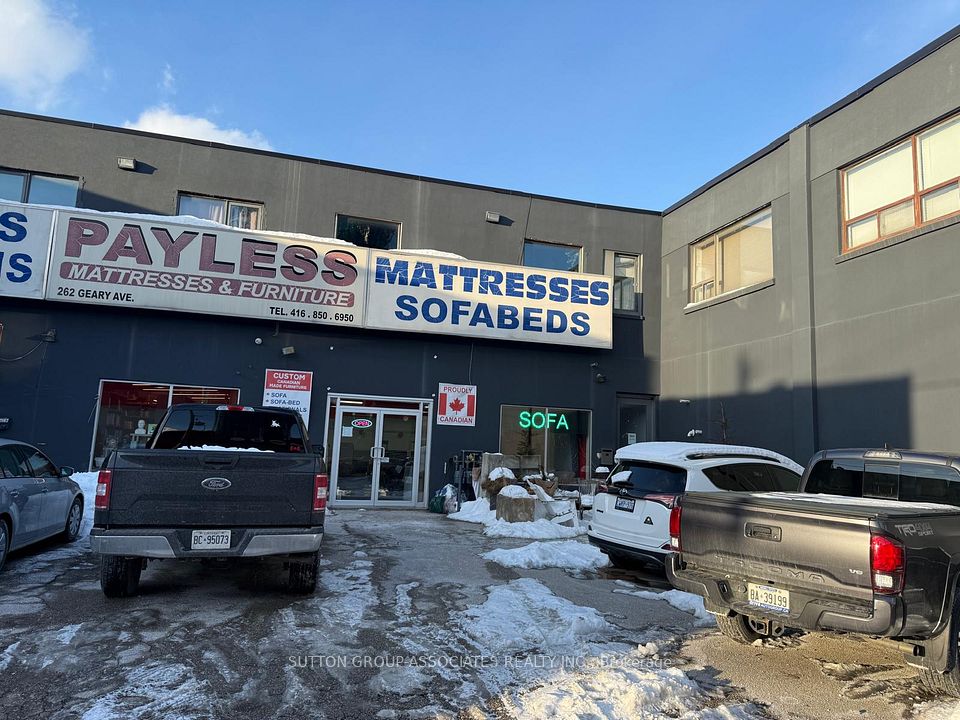 262 Geary Avenue Storefront, Toronto W02, ON M6H 2C5