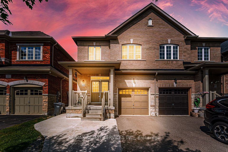 Semi-Detached  at 20 Blackberry Valley Crescent, Caledon, ON L7C 3Z9, Caledon