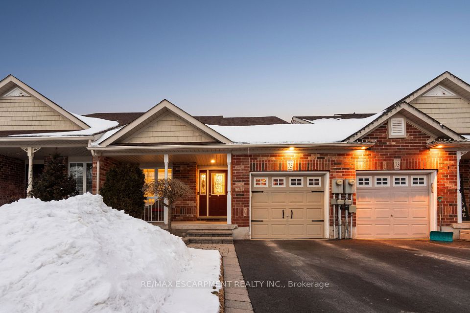 Att/Row/Townhouse at 75 Doctor Moore Court, Halton Hills, ON L7J 3A6, Halton Hills