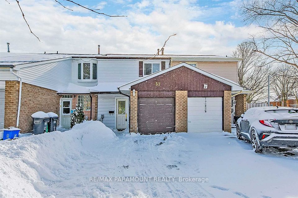 Att/Row/Townhouse at 57 Royal Salisbury Way, Brampton, ON L6V 3J3, Brampton
