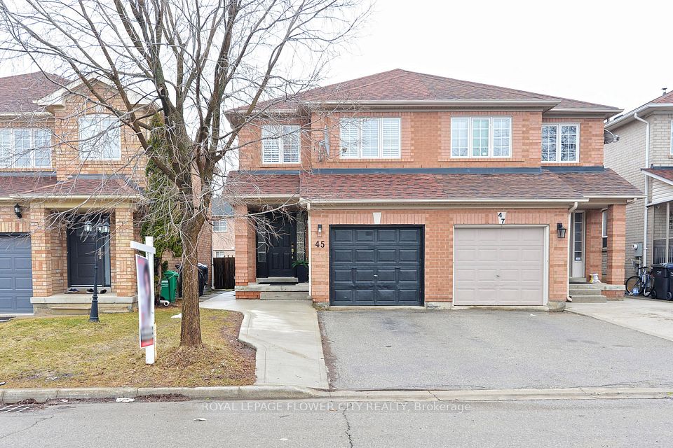 Semi-Detached  at 45 Roadmaster Lane, Brampton, ON L7A 3A7, Brampton