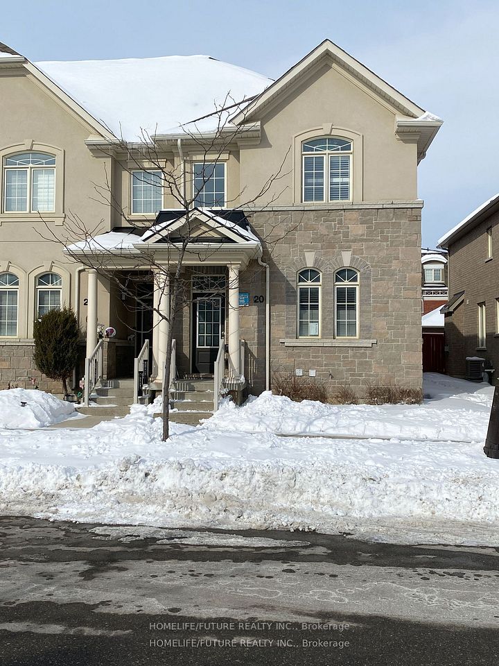 Att/Row/Townhouse at 20 Ledger Point Crescent main & 2nd, Brampton, ON L6R 3W3, Brampton