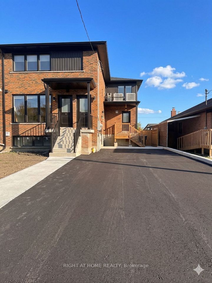 Semi-Detached at 19 Arrowsmith Avenue 1B, Toronto W04, ON M6M 2W8, Toronto W04
