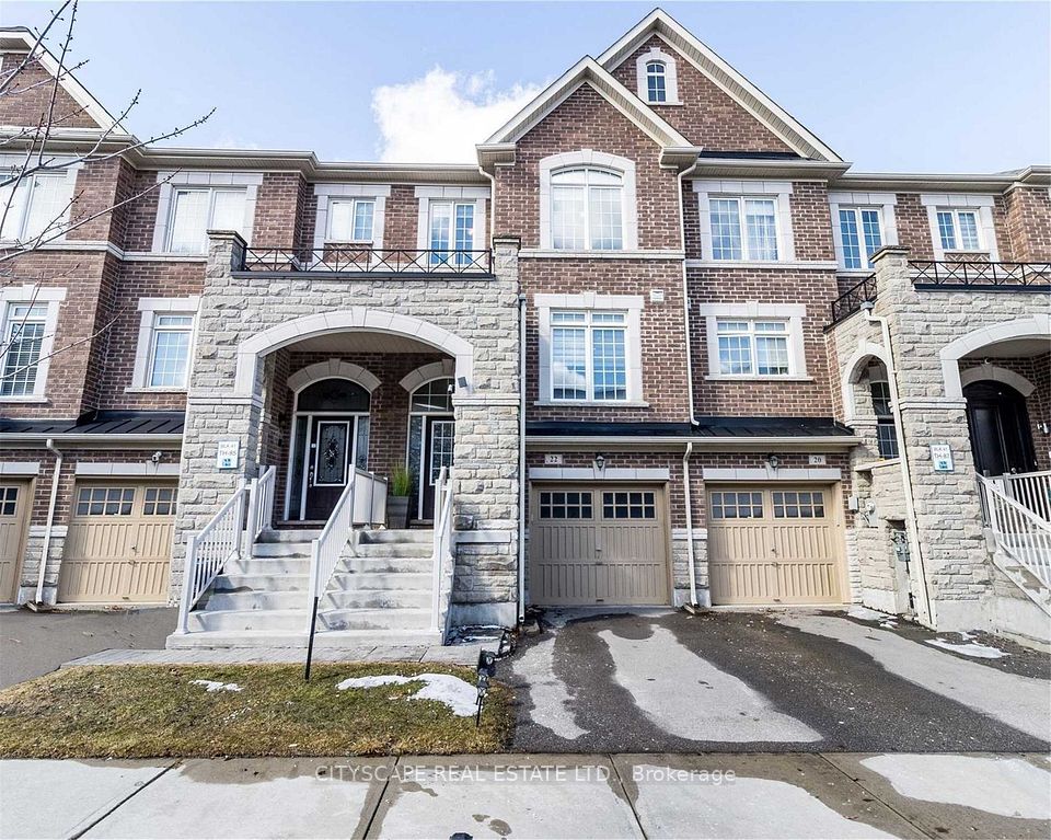 Att/Row/Townhouse at 22 Rockbrook Trail, Brampton, ON L7A 4H8, Brampton