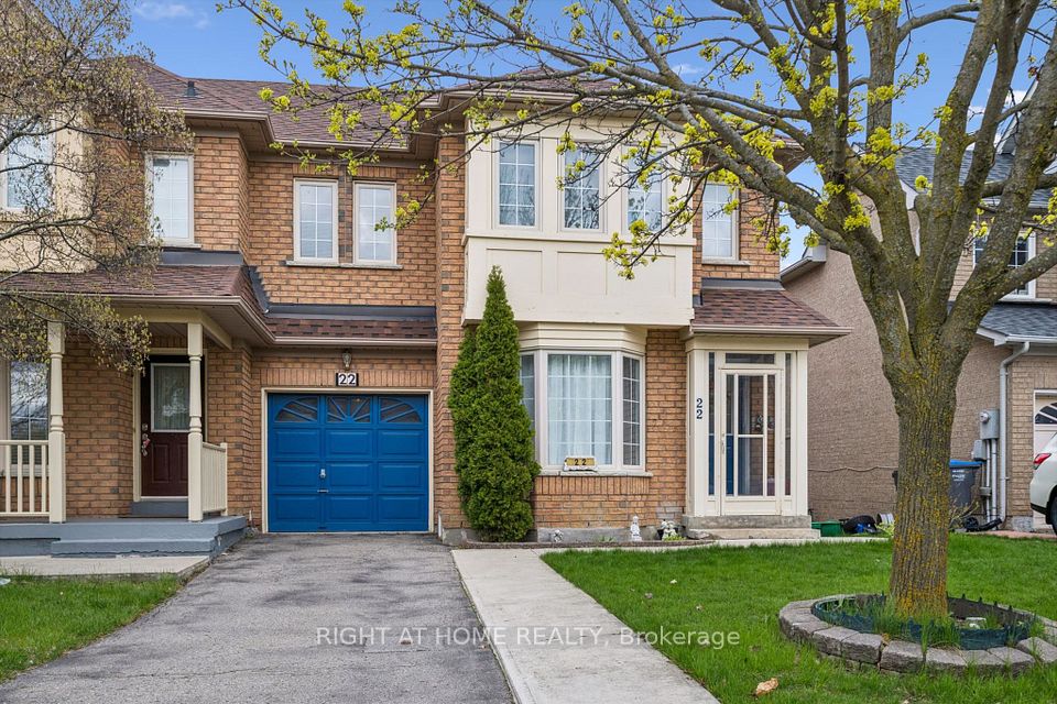 Semi-Detached at 22 Zebra Trail, Brampton, ON L6R 2J2, Brampton