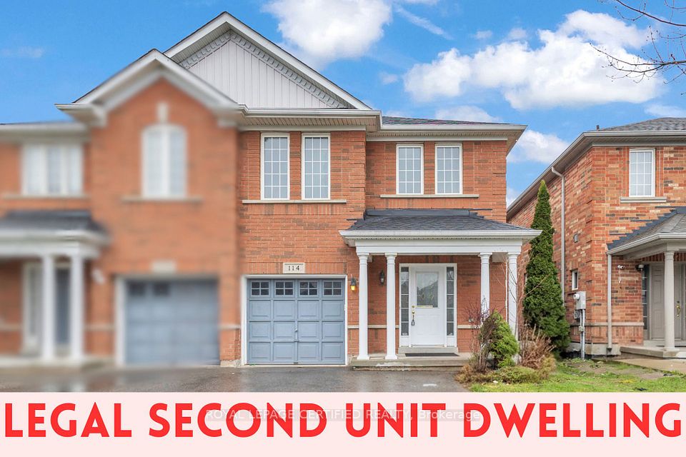 Semi-Detached at 114 Botavia Downs Drive, Brampton, ON L7A 3P6, Brampton
