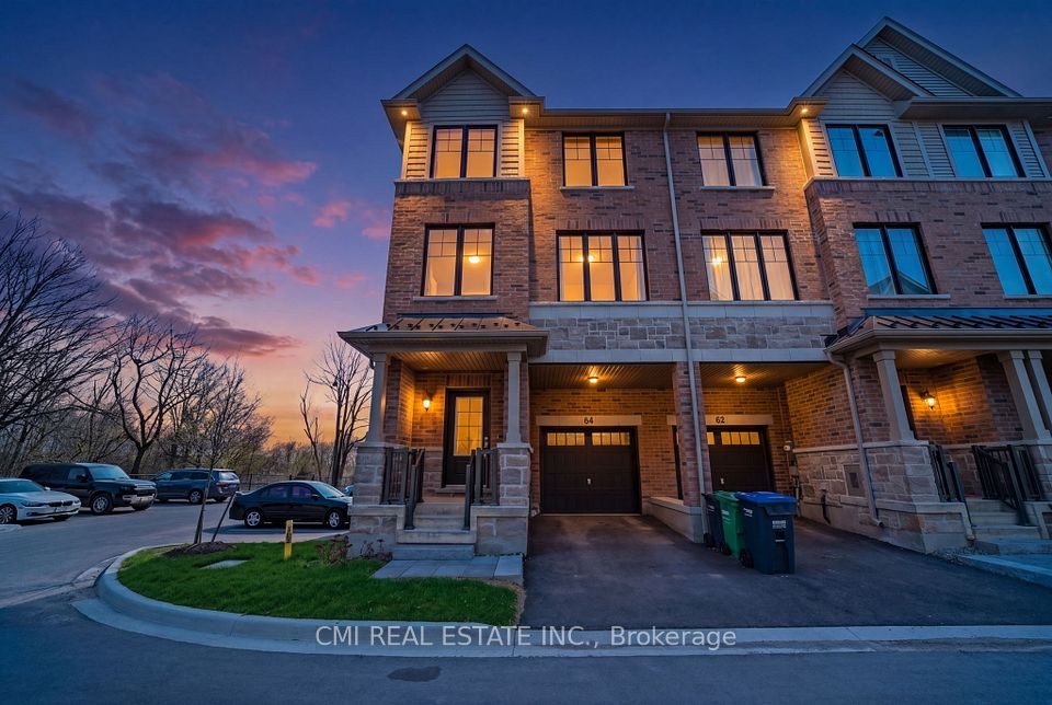Att/Row/Townhouse at 64 Folcroft Street, Brampton, ON L6Y 0B6, Brampton