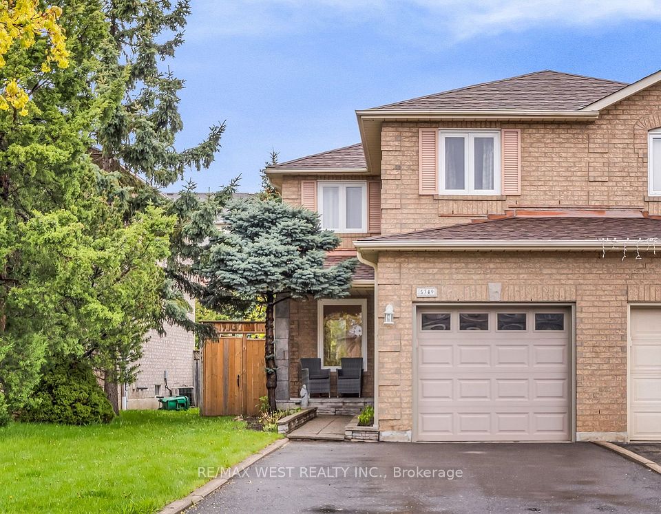 Semi-Detached  at 5349 Bullrush Drive, Mississauga, ON L5V 1Z2, Mississauga