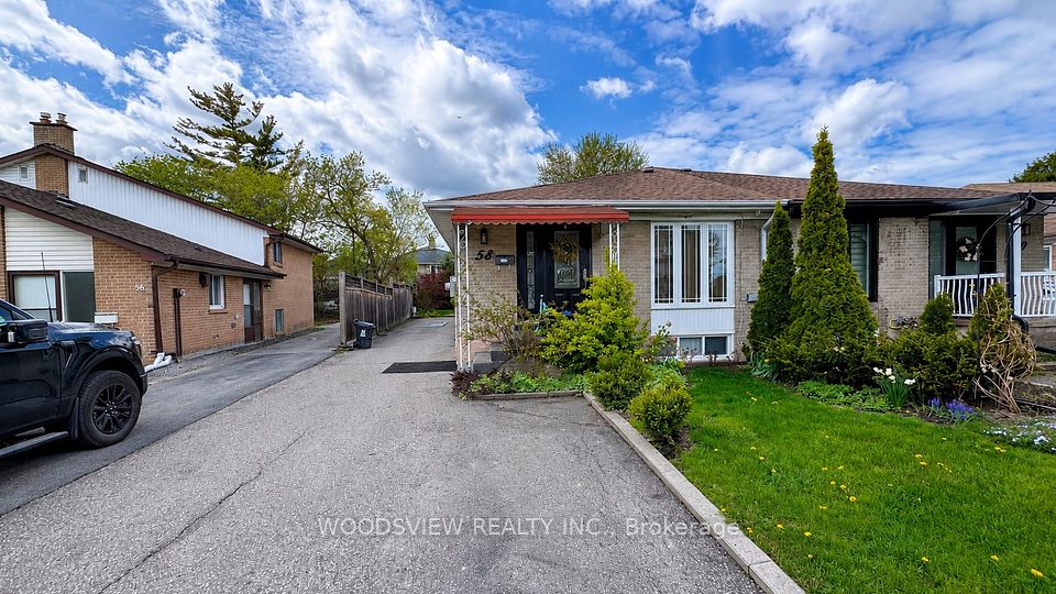 Semi-Detached  at 58 Lightwood Drive Lower, Toronto W10, ON M9V 2Z2, Toronto W10