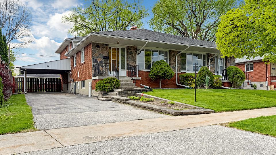 Semi-Detached  at 3 Rima Court, Toronto W08, ON M9C 4C7, Toronto W08