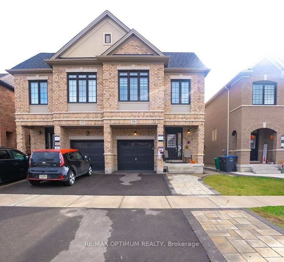 Semi-Detached  at 19 Banner Elk Street, Brampton, ON L6Y 6J6, Brampton