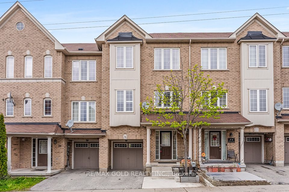 Att/Row/Townhouse at 52 Arizona Drive, Brampton, ON L6Y 0R6, Brampton
