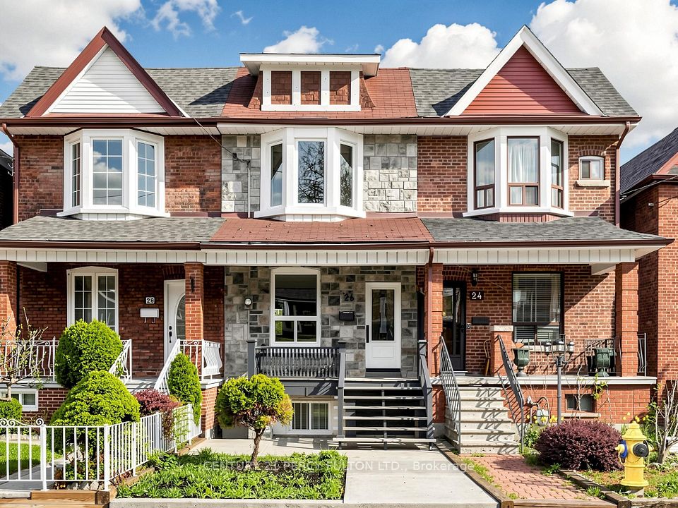 Att/Row/Townhouse at 26 Millicent Street, Toronto W02, ON M6H 1W4, Toronto W02