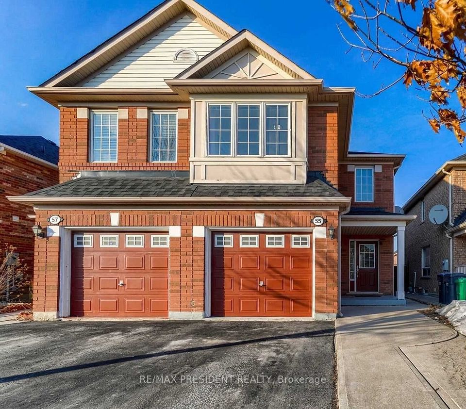 Semi-Detached at 55 Eastway Street, Brampton, ON L6S 6L9, Brampton