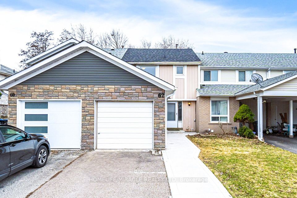 Att/Row/Townhouse at 62 Elmvale Avenue, Brampton, ON L6Z 1A5, Brampton